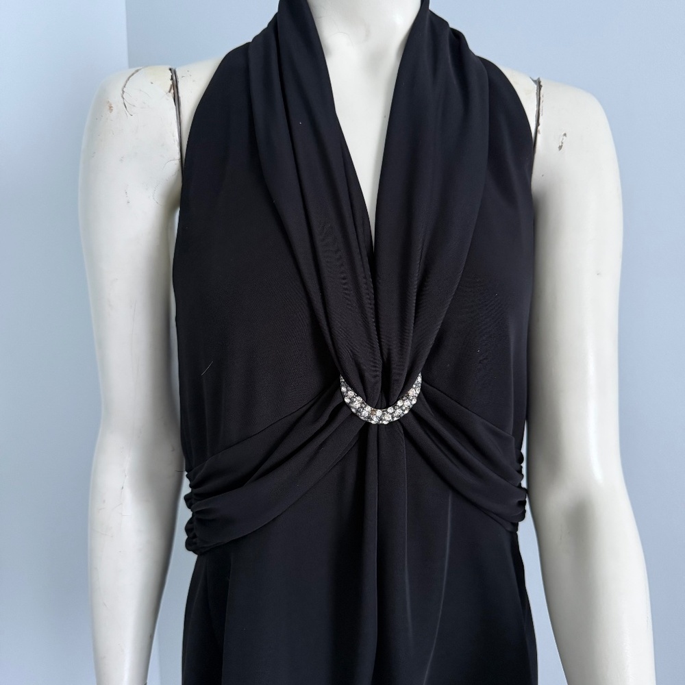 Black halter style top,M.XSCAPE